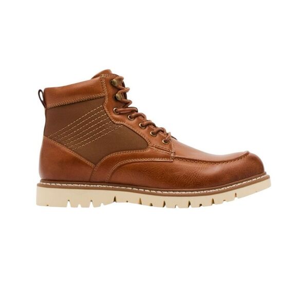 Steve Madden Men's Bleeker Boot Color Cognac Size 8 - Picture 2 of 16
